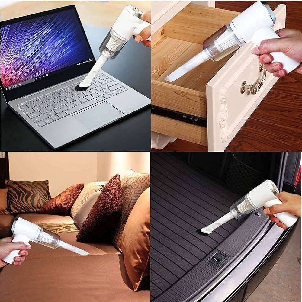 Portable Wireless Air Duster & Vacuum | Car, Keyboard, Home Cleaner
