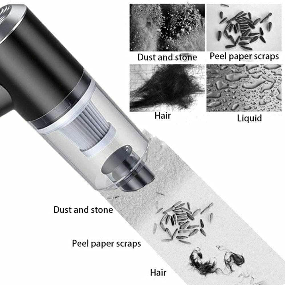 Portable Wireless Air Duster & Vacuum | Car, Keyboard, Home Cleaner